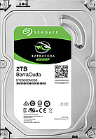 Жорсткий диск 3.5" 2TB Seagate BarraCuda 7200rpm 256MB SATAIII (ST2000DM008)