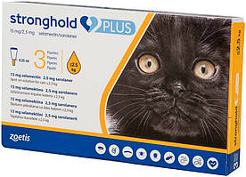 Stronghold Plus Краплі для кішок до 2,5 кг, 1 піпетка