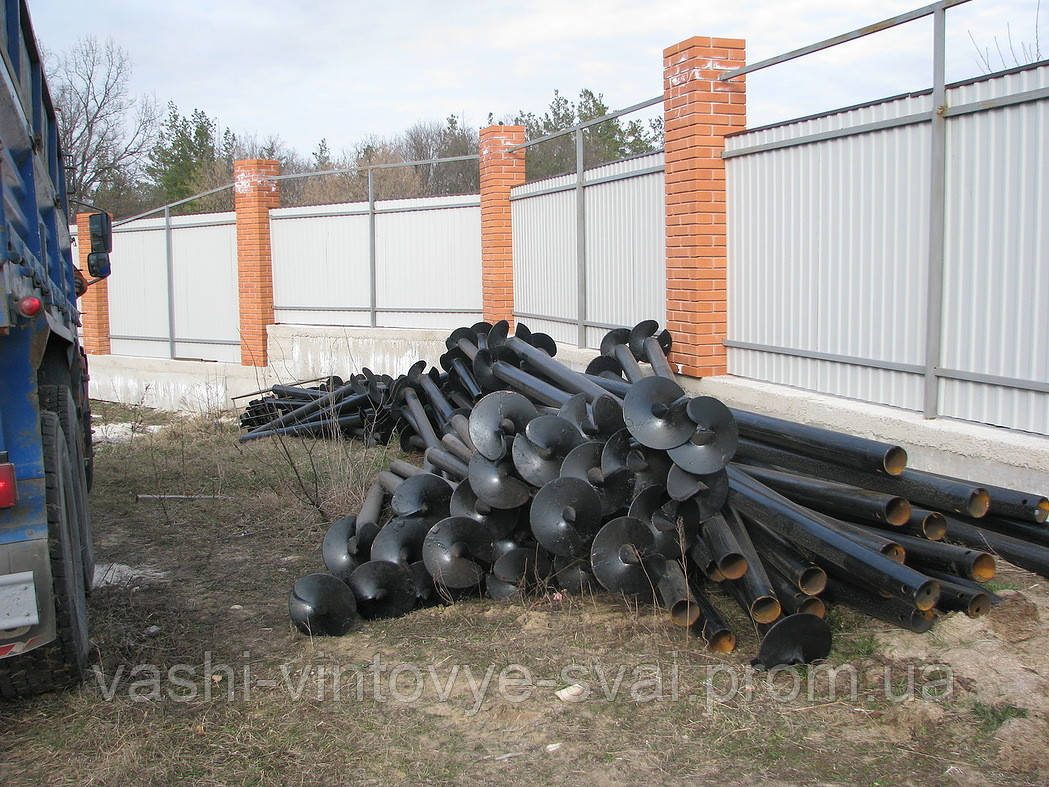 Купить Винтовые сваи для фундамента одновитковые, цена 620 грн — Prom ...