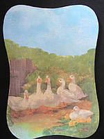 Картина дерев'яна (декуппаж, hand made), 26х19х1,5 см, 100/90 (ціна за 1 шт.+15 грн)