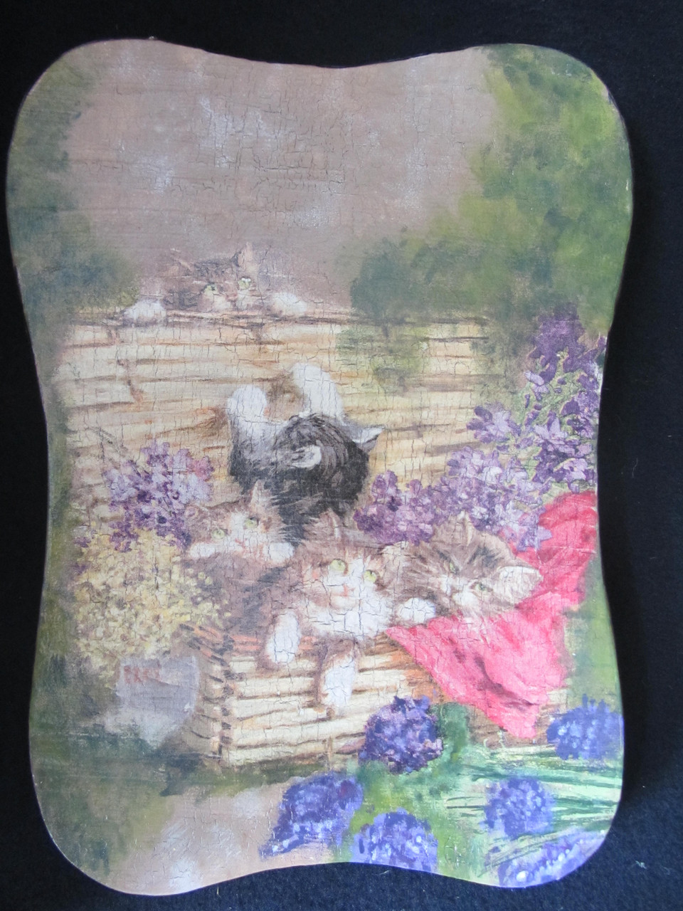 Картина дерев'яна (декупаж, hand made), 26х19х1,5см, 100\90 (ціна за 1 шт.+10 грн)