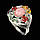 Кольцо с розовым Опалом и цветными Сапфирами, фото 3