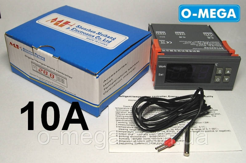 Терморегулятор цифровий високоточний MH1210W з порогам вмикання 0.1 °C на 220 V