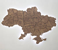 Карта України з підсвіткою