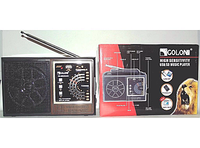 Радіоприймач з кращим прийомом FM GOLON RX-9922, фото 2