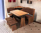 Кухонний куточок Симфонія з розкладним столом, фото 2