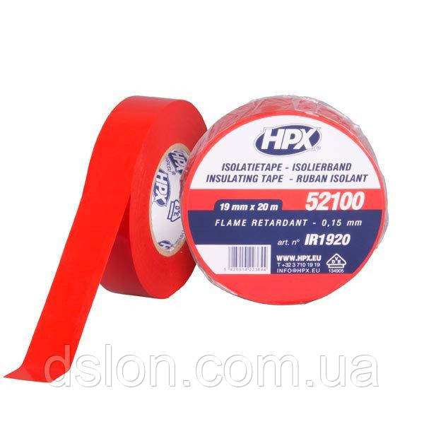 IR1920 HPX 52100 Автомобільна ізоляційна стрічка (19 мм x 20 м) — червона
