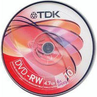 Диски DVD-RW TDK 4,7 gb 6x скоростные