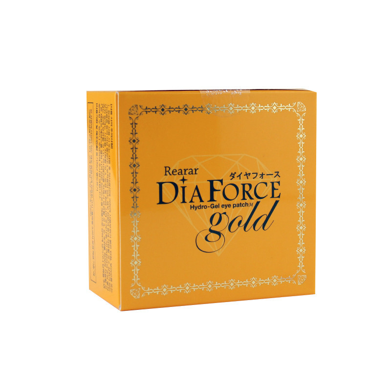 Гідрогелеві патчі для очей з колоїдним золотом Rearar Dia Force Hydro-Gel Eye Patch M Gold 60 шт, фото 1