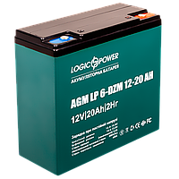 Аккумулятор AGM LogicPower LP 12V-20Ah (6-DZM-20)