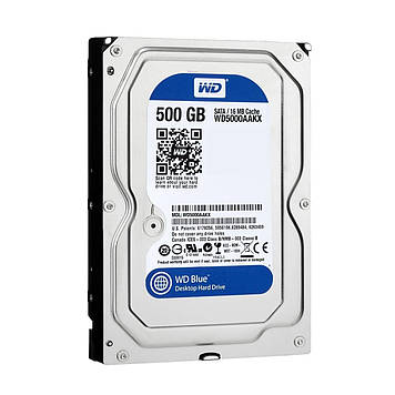 Жорсткий диск Western Digital Blue 500GB 7200rpm 16MB SATAIII (WD5000AAKX) 3.5 Refurbished