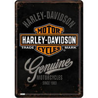 Открытка Harley-Davidson Genuine | Nostalgic-Art 10124