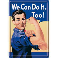 Открытка We Can Do It Too | Nostalgic-Art 10125