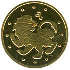 Пам'ятна монета ЛЕВ, золото, Україна