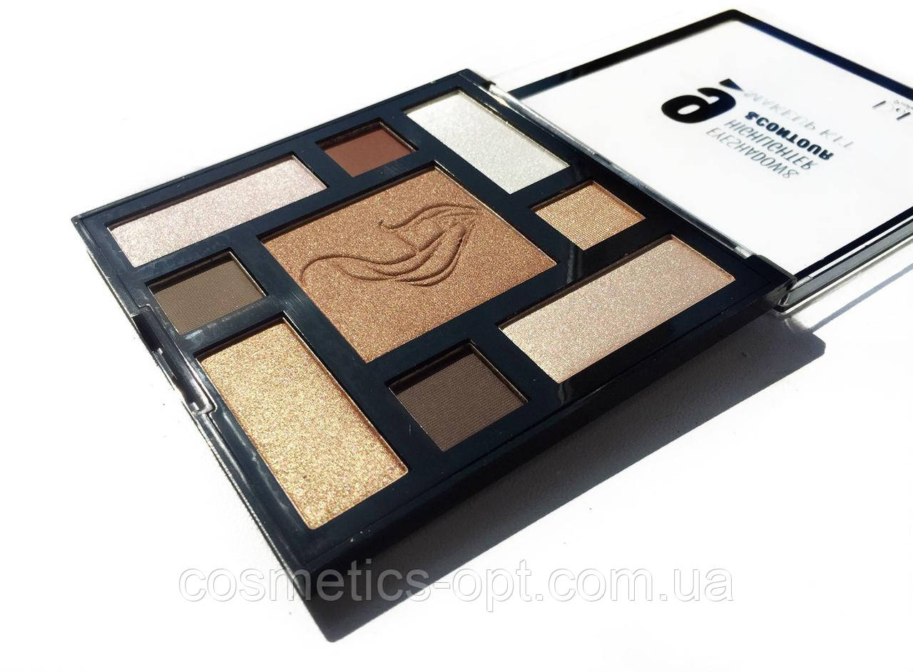 ПОДРЯПАНА КОРОБОЧКА! Тени, хайлайтер, бронзатор Do Do Girl Makeup Kit 01, фото 1