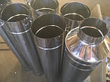 Труба 1м , неіржавіюча сталь 0,5 мм,діаметр 250 мм димар димохід, фото 2