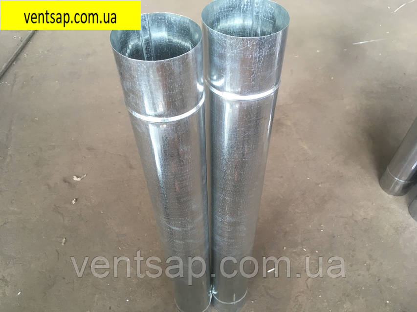 Труба водостічна діаметр 140 мм,оцинк. 0,5 мм, для водостічних систем, фото 0