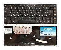 Оригинальная клавиатура для ноутбука Lenovo Yoga-1 13 series, black, ru