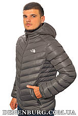 Куртка чоловіча демісезонна THE NORTH FACE 19-18803 темно-сіра, фото 3