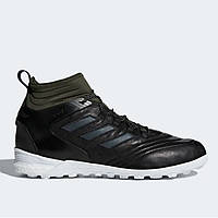 Футбольная обувь adidas Copa Mid Turf GTX BB7430 (черные, кожа, мембрана, высокие, сороконожки, бренд адидас)