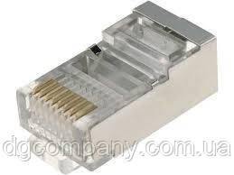Конектор комп'ютерний RJ 45 5e екранований, 100 шт.