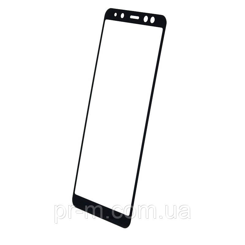 Захисне скло Full Cover Samsung A8 Plus, Black