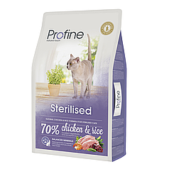 Сухий корм Profine Cat Sterilised (для кастрованих котів, курка+рис) 10 кг