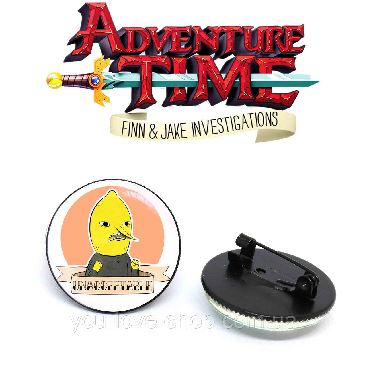 Значок Граф Лимонохват Час пригод / Adventure time
