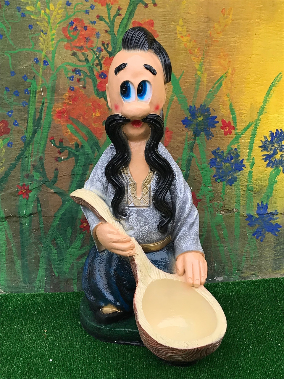 Садова фігура, козак з ложкою  (висота 72 см), фото 1