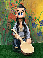 Садова фігура, козак з ложкою  (висота 72 см)