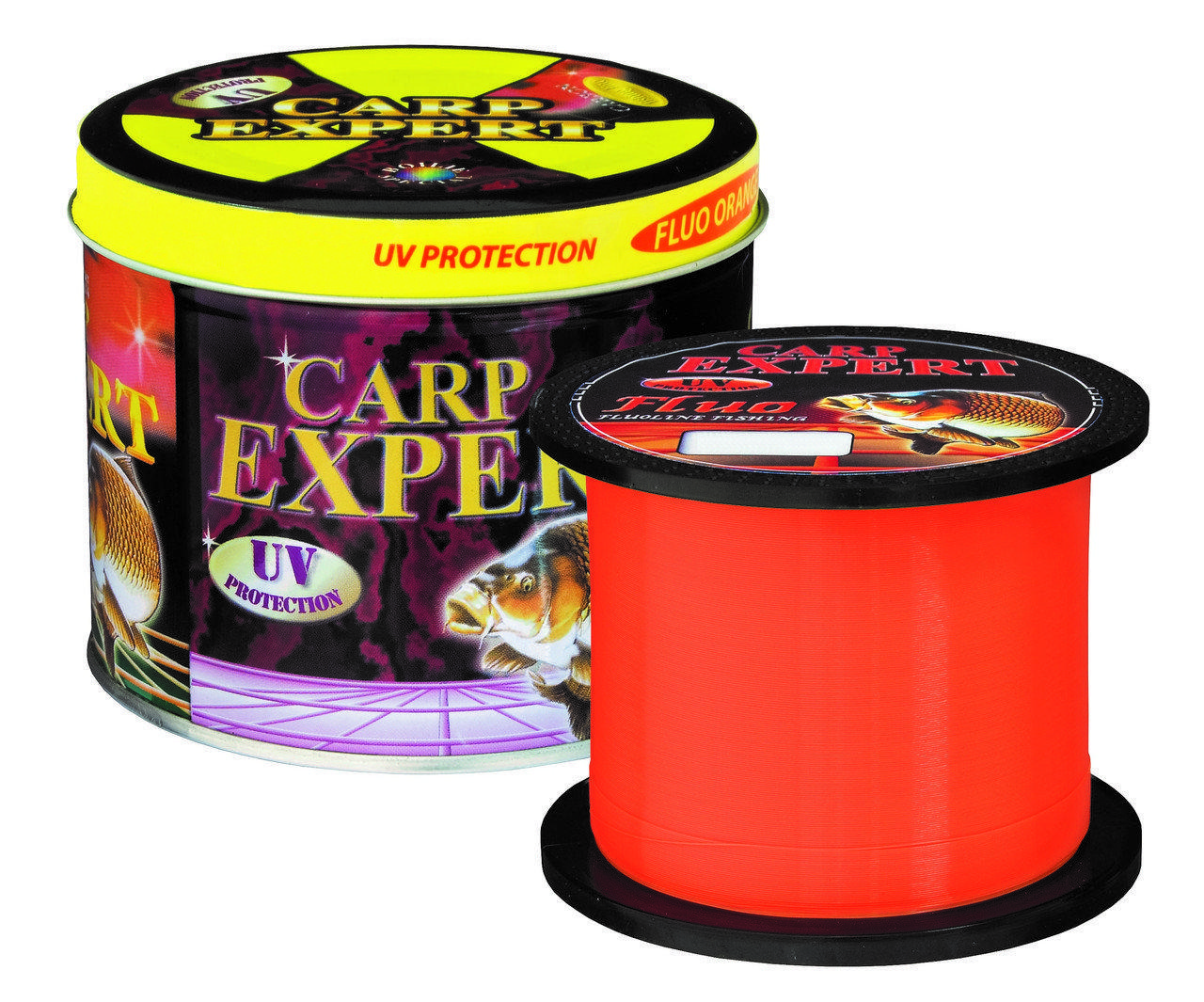 Волосінь фідерна Carp Expert UV Fluo Orange 1000 м 0.25 мм 8.9 кг, фото 1
