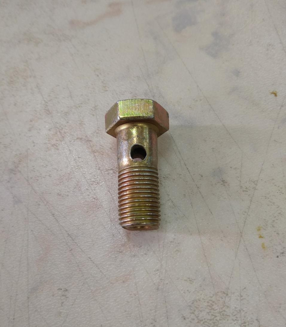 Болт -штуцер d=14 одинарний, фото 1