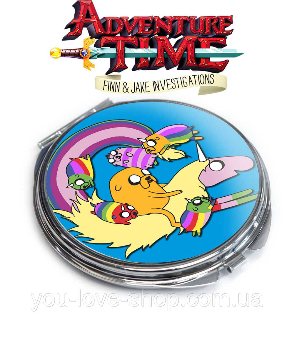 Кишеньковий дзеркало Джейк і Ливнерог Час пригод / Adventure time