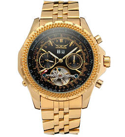 Чоловічий механічний годинник Jaragar Exclusive з автопідзаводом (хронограф, тахиметр)