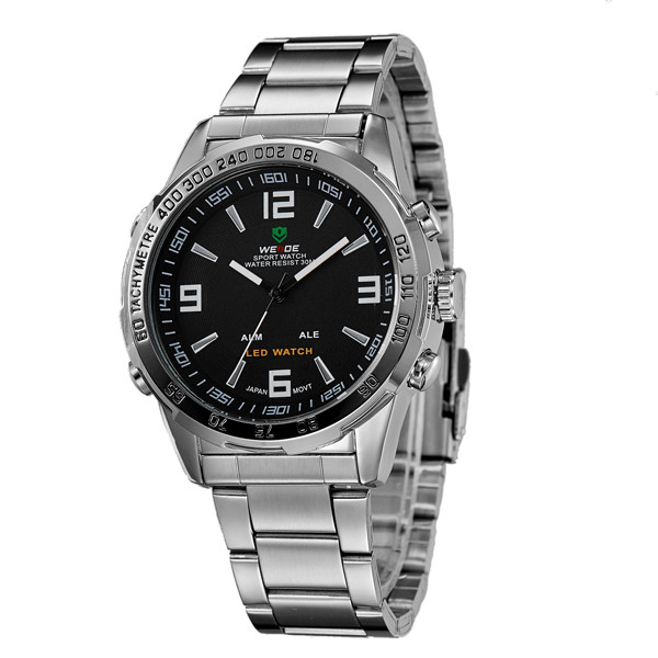Мужские Тактические Часы для Военных Weide Standart Silver с Японским ...