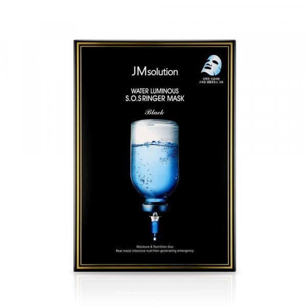 JMsolution Water Luminous S.O.S. Ringer Тканинна маска з 3 видами гіалуронової кислоти, пептидів і колагеном