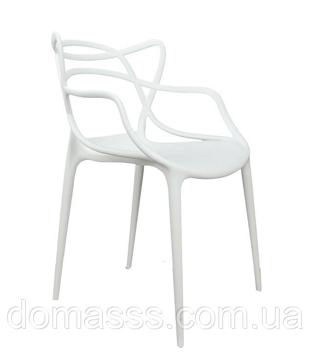 Стілець пластиковий Bari NEW Білий, фото 1