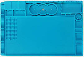 Килимок для паяння платформа для мікроскопа TE-506 із силіконовим термостійким покриттям 490x330 мм