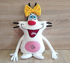 М'яка іграшка кішка Олівія з мультфільму Оггі та лялькарчі