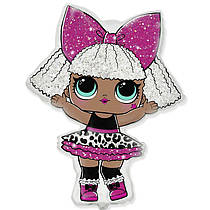 Фольгована кулька фігура "ЛОЛ Діва" Flexmetal