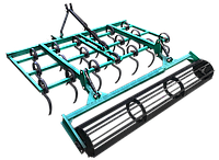 Культиватор пружинный для минитракторов КН 1,6П с грудобоем