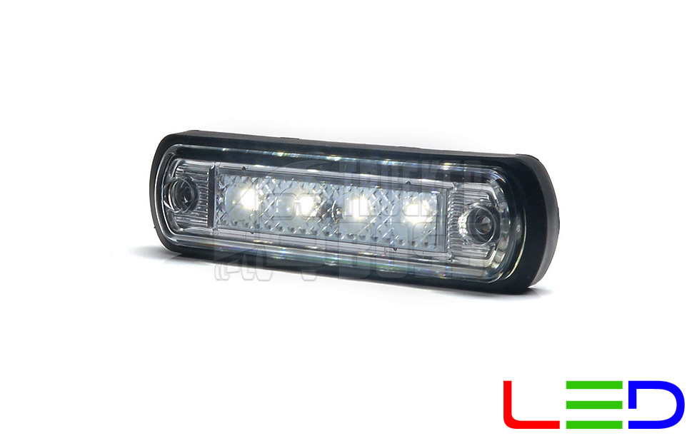 Стоянковий ліхтар діодний білий MAN-MERCEDES WAS 12-24v, фото 1