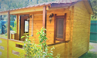 Баня деревянная из профилированного бруса 3х4