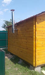 Баня деревянная из профилированного бруса 3х4