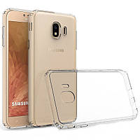 Чохол Ou Case для Samsung Galaxy J4 Unique Skid Silicone, Transparent