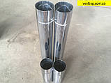 Труба 1м , неіржавіюча сталь 0,5 мм,діаметр 130 мм димар димохід, фото 7