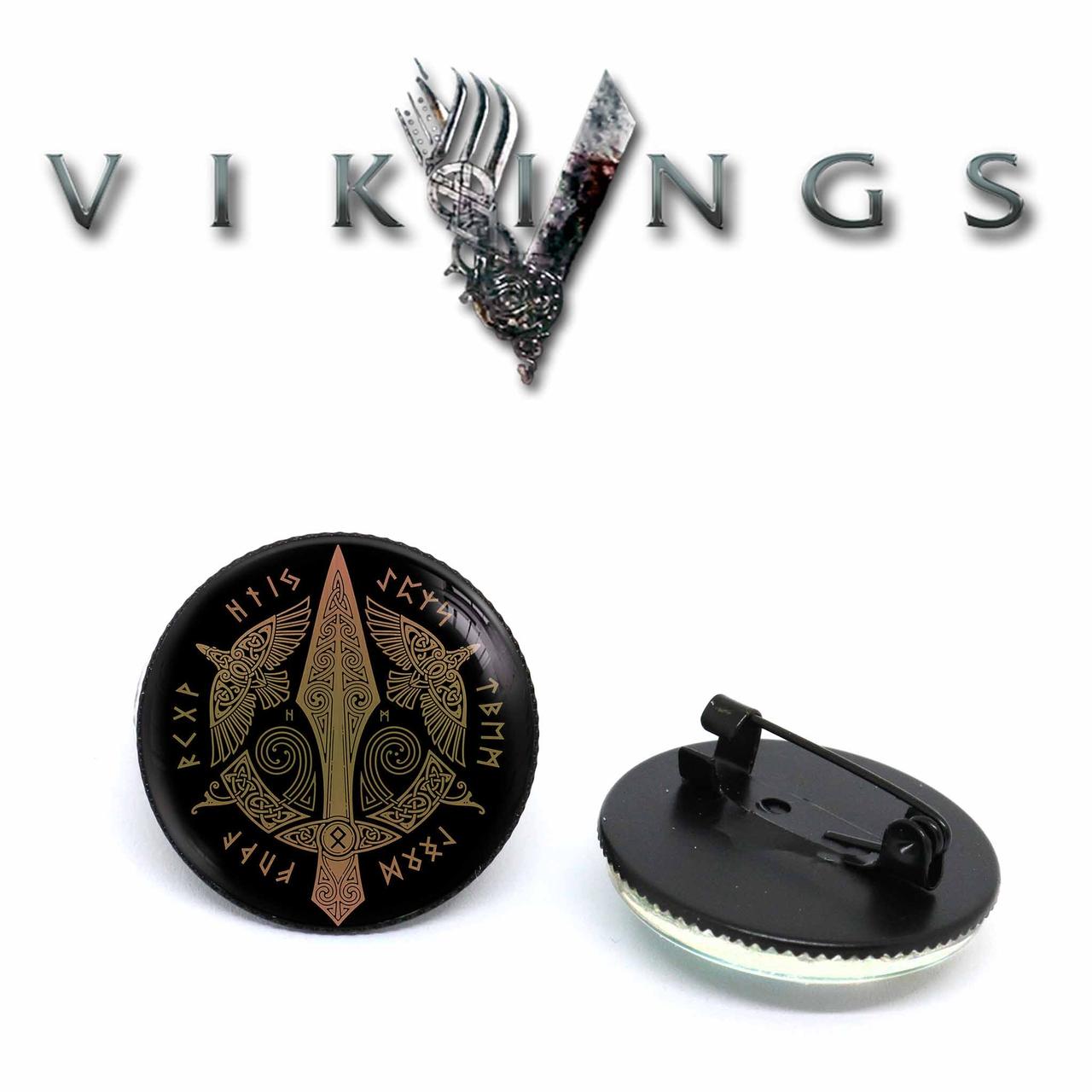 Значок Рунічна піку Вікінги / Vikings