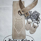 Ручка на півкільцях 40 х 2,5 (2). Колір "Слонова кістка"., фото 2