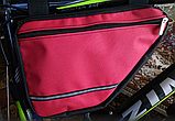 Велосумка два відділення підрамкова чотирикутна велосипедна сумка для велосипеда, велосумка велобардачок, фото 2