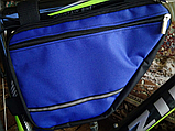 Велосумка два відділення підрамкова чотирикутна велосипедна сумка для велосипеда, велосумка велобардачок, фото 3